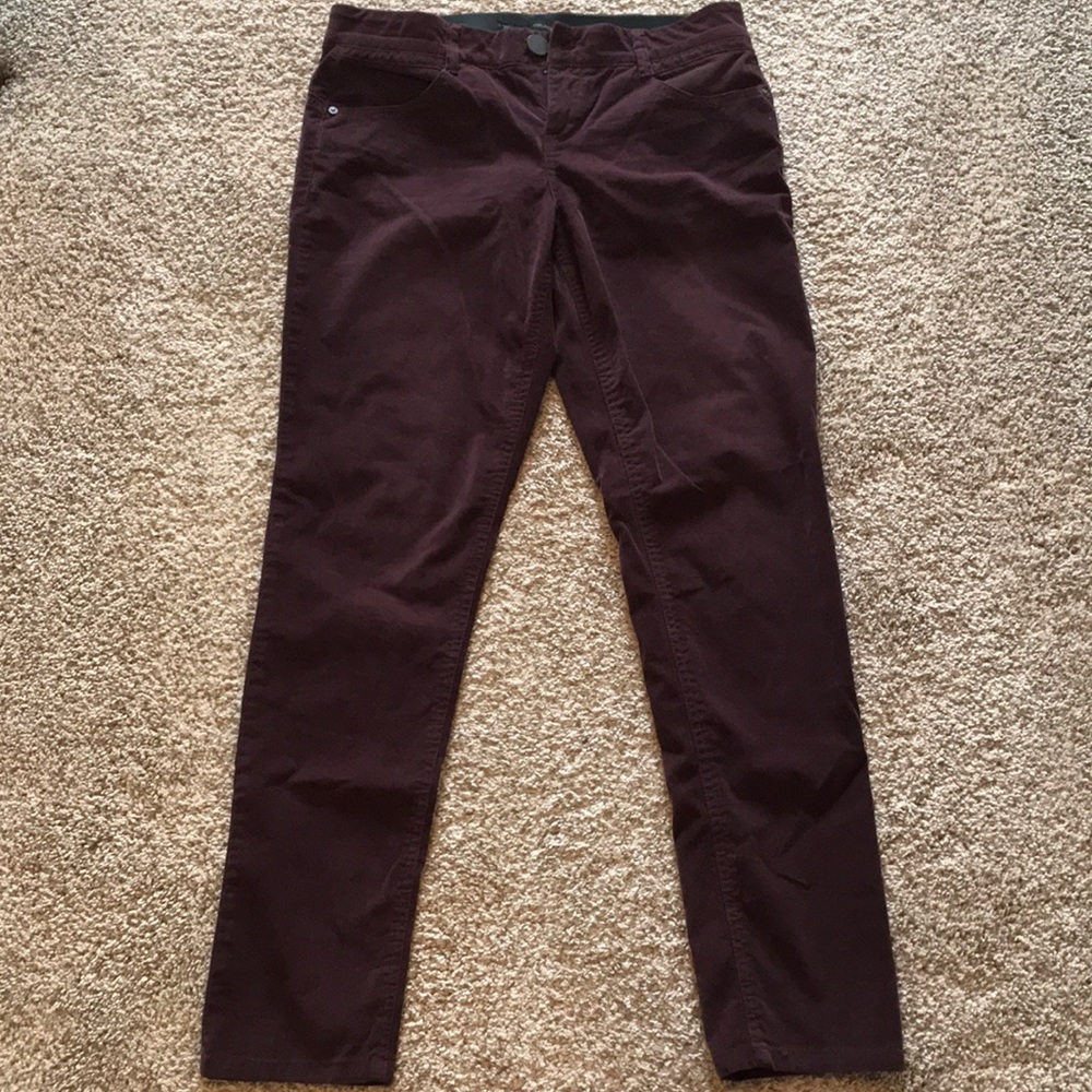 Maurices corduroy jegging maroon